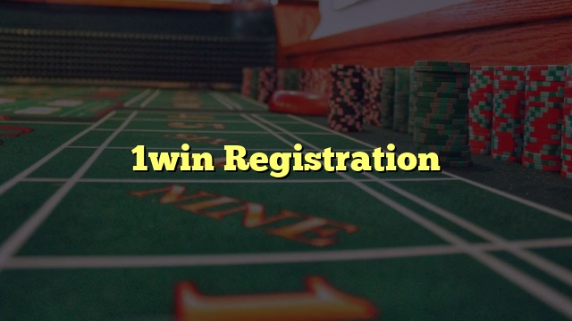 1win Registration